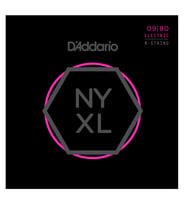 Daddario NYXL0980 Elektro Gitar Tel Seti  NYXL Nickel Wound, 8-Tel, .009-.080
