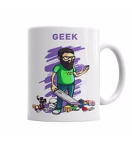Nerd Geek Gamer Kupa Bardak Porselen