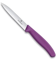6.7735.C1 Swiss Classic 10cm Tırtıklı Soyma Bıçağı, Mor