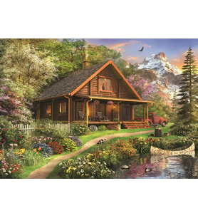 Anatolian 1500 Parça Bungalov Dağ Evi Puzzle - Dominic Davison