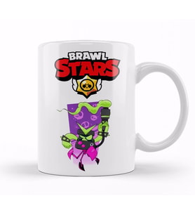 Brawl Stars Virüs  8  Bit Kupa Bardak Porselen