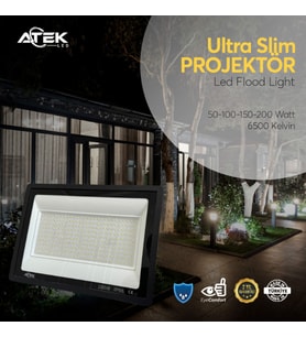 Ultra Slim Projektör Dış Mekan LED Işık