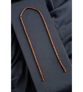 Hematit Doğal Taş Mat Kahverengi Silindir Kesim 4x6mm Dizi [AA]