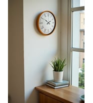 36 Cm Standart Turuncu Duvar Saati