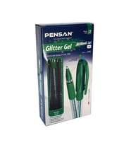 Pensan Glitter Gel Simli Jel Kalem 12 Adet