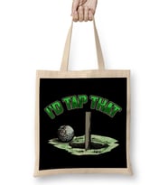 Funny I d Tap That Golfing Putting Cute Golfer Pun Bez Çanta Uzun Saplı