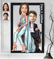 Kişiye Özel 3D  Ahşap Tablo Sevgililer Günü Hediyesi 30x40 -17