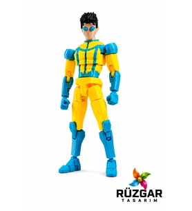 invincible Tracksuit Mark Tüm Eklemleri Hareketli Robot Dummy Aksiyon Figür Oyuncak Titan 13