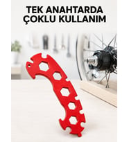 Lexroo Çoklu Bisiklet Anahtarı 6 7 8 9 10 11 12 13 14 15 16 17 mm Tamir Aparatı