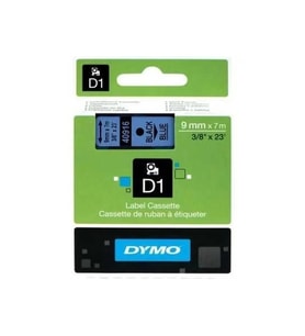 Dymo D1 Şerit 9 Mm x 7 Metre Mavi / Siyah D1 Yedek Şerit