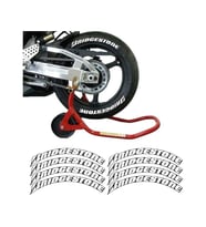 Gogo Lastik Yanak Yazısı 3D Beyaz BRIDGESTONE