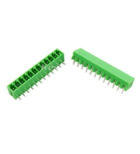 Geçmeli Klemens 10 Pin 3.81mm Erkek 90 Derece