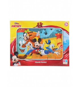 24 Parça Mickey Frame Puzzle - Çocuklar İçin Eğitici Yapboz