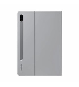 Samsung Galaxy Tab S8 Antimikrobiyal Kaplamalı Kapaklı Kılıf Uzay Gri Samsung Türkiye Garantili