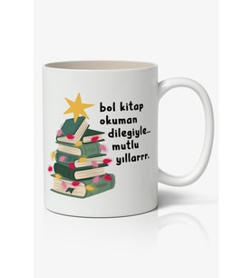 Kişiye Özel Yılbaşı Yeni Yıl Christmas Temalı Beyaz Kupa Bardak Sevgiliye Arkadaşa Hediye v4