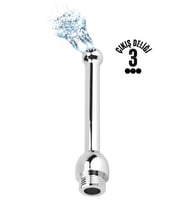 Paslanmaz Çelik  Bead Butt Plug 3 Delikli  Temizlik Metal Lavman Duş Başlığı