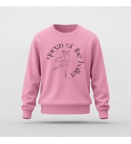 Queen Of The Dance Basic Sweatshirt (Pembe)