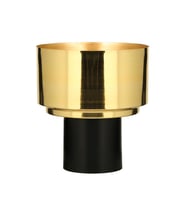 Vitale Gold Black Vazo Büyük 30*30*33 Cm AK.JB0209