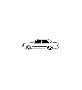 Basık Tofaş Şahin Sticker Kelebek Cam Oto Sticker