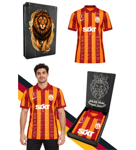 Galatasaray 100.Yıl İmzalı Forma Uv Kutu Hediyeli