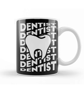 Dentist Diş 01 Kupa Bardak Porselen