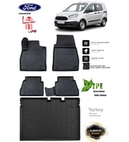 Ford Courier 2024 Araca Özel 3D Paspas Ve 3D Bagaj Havuzu