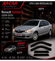 Renault Symbol 2 (2008-2012) 4'lü Mugen Cam Rüzgarlığı