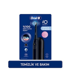 Oral-B iO 2 Şarjlı Siyah Diş Fırçası + Seyahat Kabı