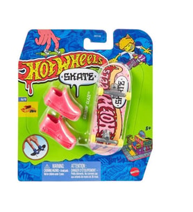 Patineta Para Dedos - Hot Wheels - Grindin' Glaze Con Tenis