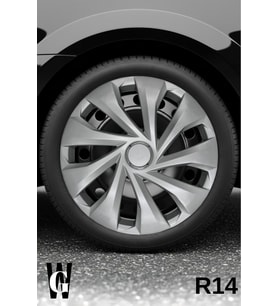 Kia Sephia 14 İnç Jant Kapağı (4 ADET) Gri G120