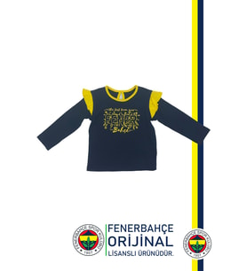Fenerbahçe Orijinal Lisanslı Uzun Kol Lacivert Bebek Sweat (Lacivert)