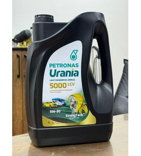 Petronas Urania 5000 LCV 5W-30 Tam Sentetik Motor Yağı 7 Litre - Ford Iveco Renault Uyumlu