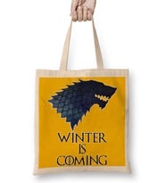 Stark Logo Game of Thrones Bez Çanta Uzun Saplı