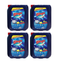 Bingo Bulaşık Sıvısı 4 Litre Limon Kokulu Elde Yıkama x 4 Adet