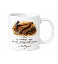 Ayakkabı Tamircisi Pençe Vurma Ökçe Değişimi Boya Cila Kupa Bardak Hediye