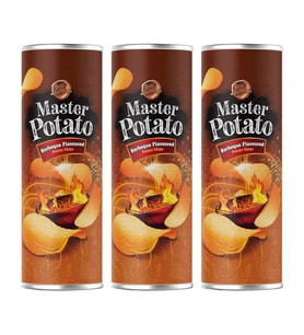 Master Potato Barbeku Cesnili Cips 160 Gr  3 Adet