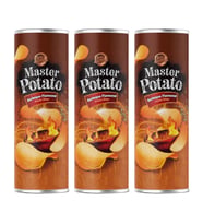 Master Potato Barbeku Cesnili Cips 160 Gr  3 Adet