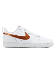 Nike Court Borough Low 2 SE Unisex Leather Gerçek Deri Beyaz Sneaker