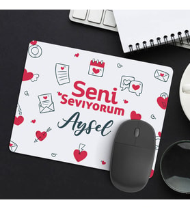 Kişiye Özel Kız Arkadaşa Hediye Mousepad