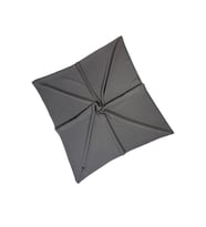 Mısırlı Eşarpları Medine Ipeği Büyük Boy Eşarp 140x140 Cm (Gri)