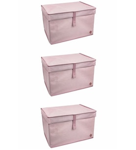 Çok Amaçlı Düzenleyici Kutu Organizer Cırt Cırtlı Hurç Mega Plus Boy 40cm X 30cm X 70cm (3 Adet)