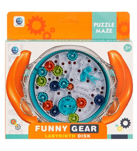 Smile Games Labirent Disk Zeka Oyunu (Turuncu)