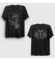 Presmono Unisex Siyah Wings Swallow The Sun Sırt Baskılı T-Shirt 530457tt