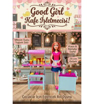 Good Girl Kafe İşletmecisi Meyve Suyu Standı ve Aksesuarlı Oyuncak Bebek Seti 29 cm