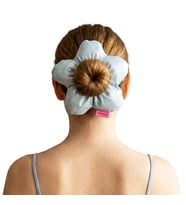 Woodycord Bebek Mavisi Pofuduk Scrunchie Topuz Tokası