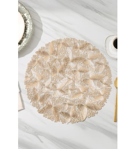 6’lı Amerikan Servisi Supla Yuvarlak Gold 38 Cm – ACR-625/20