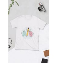 Dünya Okuma Yazma Günü Tasarımlı T-shirt