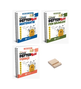 5. Sınıf Matematik Fen Bilimleri ve Türkçe Alıştıran Defter 3lü Set