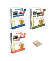 5. Sınıf Matematik Fen Bilimleri ve Türkçe Alıştıran Defter 3lü Set