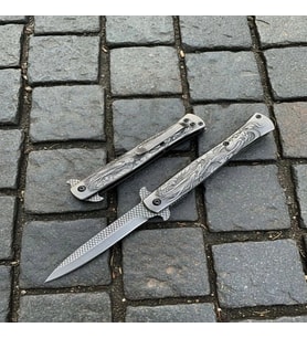 Knivox Browning Black Titanyum Kaplama Ejderha İşlemeli Kamp Çakısı